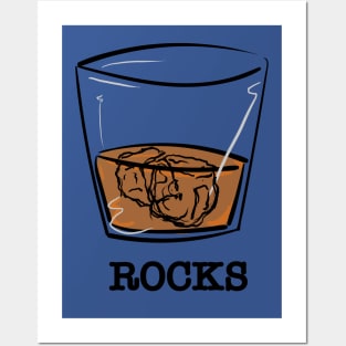 Whiskey Rocks Posters and Art